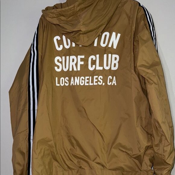 Matix Compton Surf Club Los Angeles Tan Windbreaker Size L - Picture 13 of 13